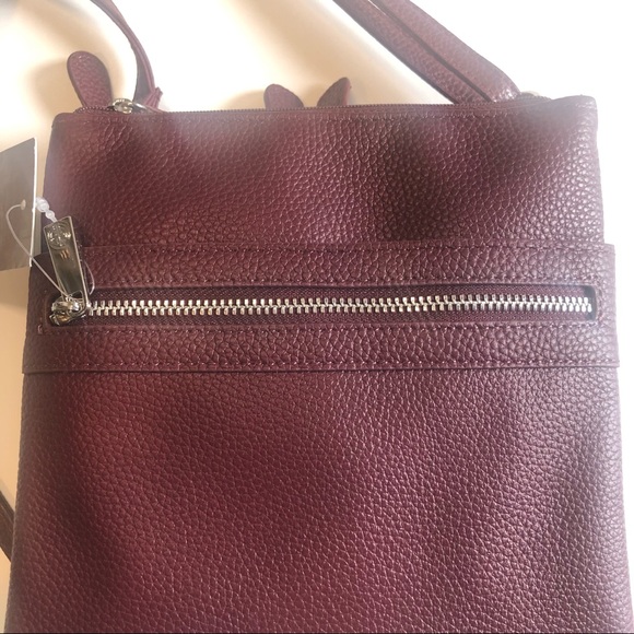 Giani Bernini Wine Deep Purple Softy Core Crossbody Bag, NWT! - Picture 5 of 10